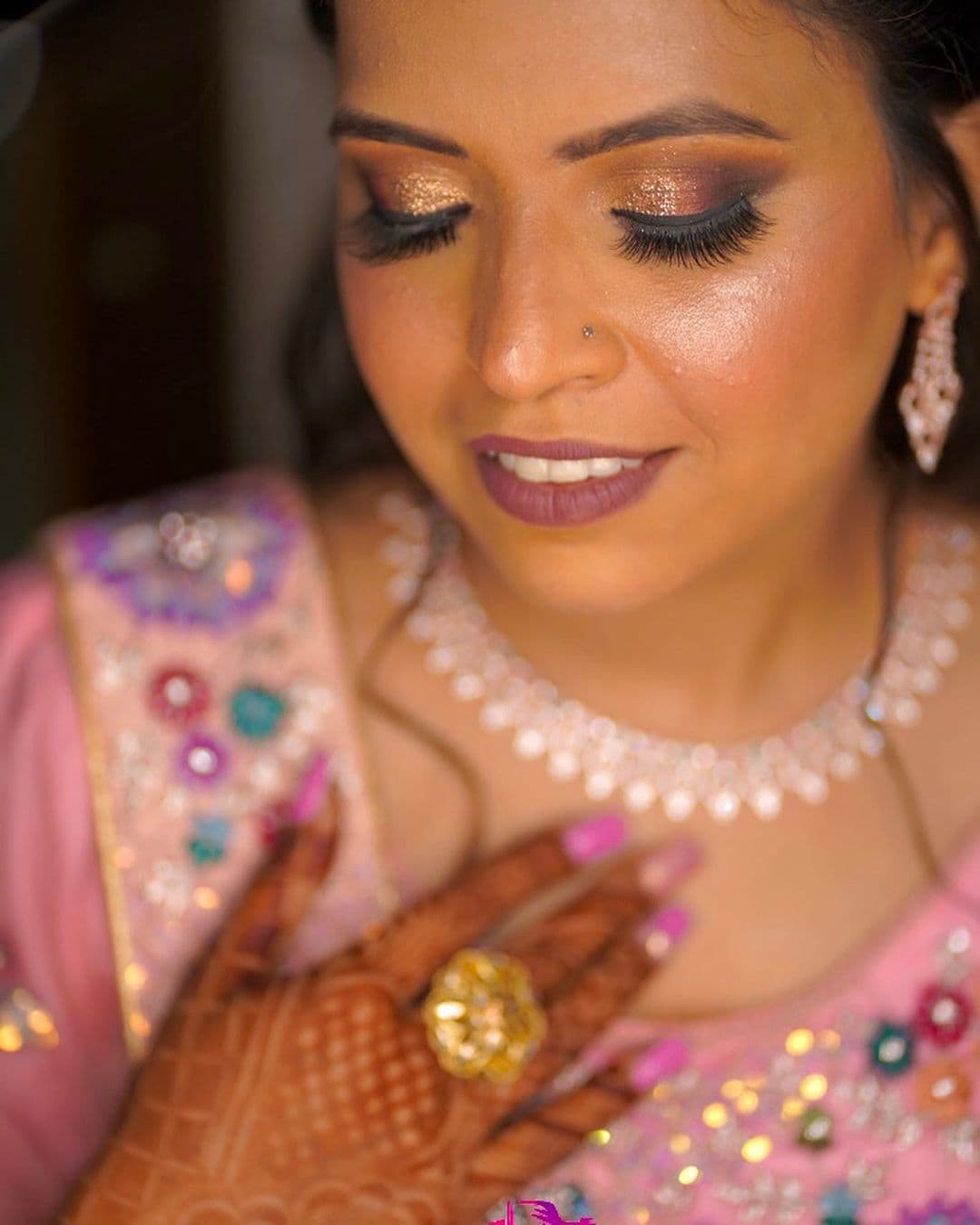 Reception Glow — Reception makeup